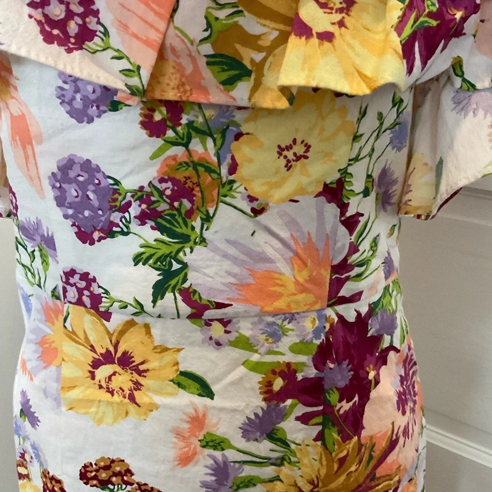 🌸 OFF SHOULDERS FLORAL DRESS - Picture 5 of 12